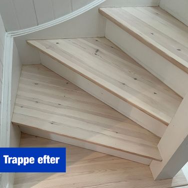 Trappe efter afslibning